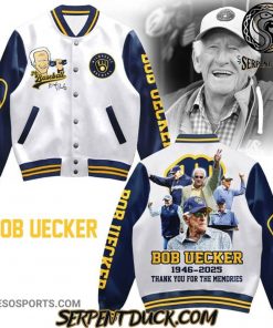 Bob Uecker 1946 – 2025 Thank You For The Memories Baseball Jacket