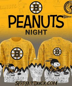 Boston Bruins Anniversary of Peanuts Sweatshirt