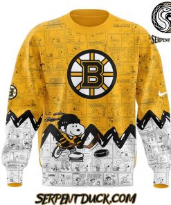 Boston Bruins Anniversary of Peanuts Sweatshirt