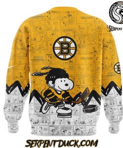 Boston Bruins Anniversary of Peanuts Sweatshirt