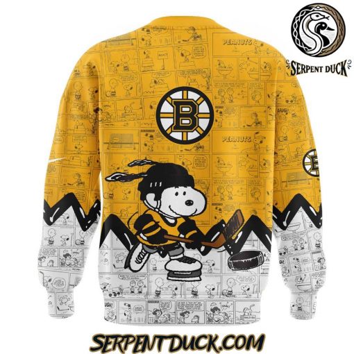 Boston Bruins Anniversary of Peanuts Sweatshirt