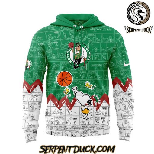 Boston Celtics 75th Anniversary of Peanuts Hoodie