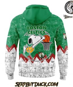 Boston Celtics 75th Anniversary of Peanuts Hoodie