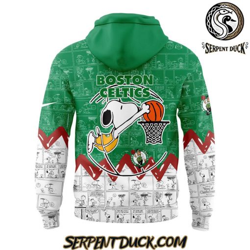 Boston Celtics 75th Anniversary of Peanuts Hoodie