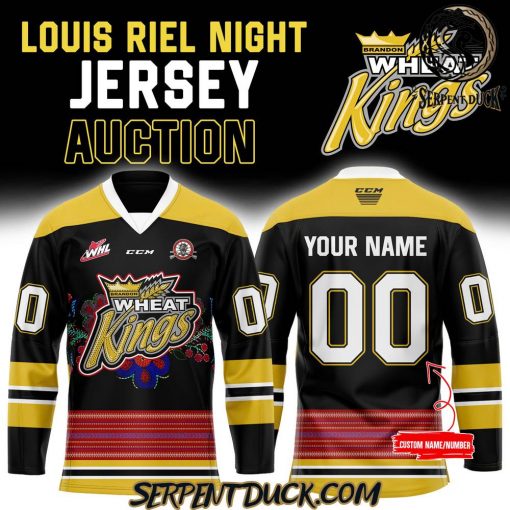 Brandon Wheat Kings Louis Riel Night Hockey Jersey