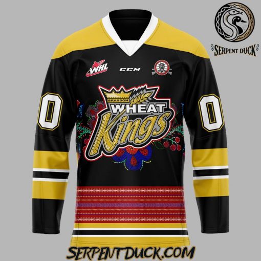 Brandon Wheat Kings Louis Riel Night Hockey Jersey