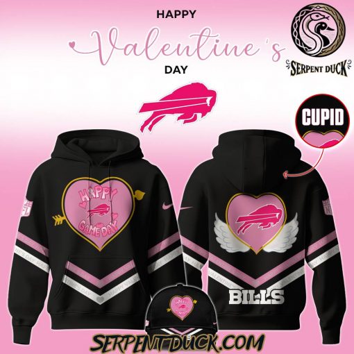 Buffalo Bills 2025 Valentine Game Day Hoodie