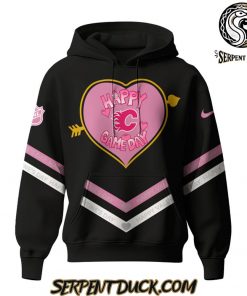 Calgary Flames 2025 Valentine Game Day Hoodie