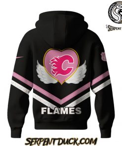 Calgary Flames 2025 Valentine Game Day Hoodie