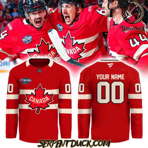 Canada Hockey 2025 4 Nations Face Off Custom Hockey Jersey