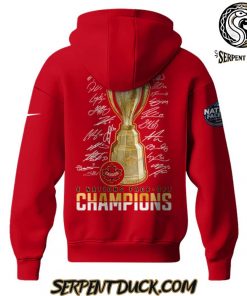 Canada Fanatics Steel 2025 4 Nations Face Off Champions All Team Sign Hoodie