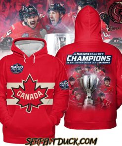 Canada Hockey Team 4 Nations Face-Off Champions Hoodie