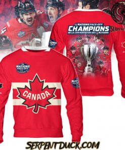 Canada Hockey Team 4 Nations Face-Off Champions Sweatshirt