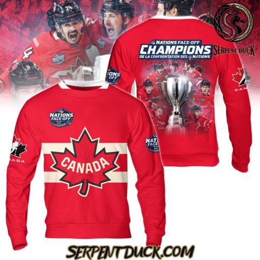 Canada Hockey Team 4 Nations Face-Off Champions Sweatshirt