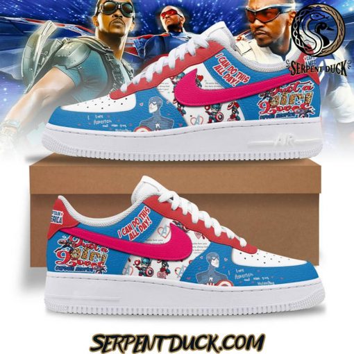 Captain America I Can Do This All Day Air Force 1 Sneaker