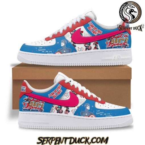 Captain America I Can Do This All Day Air Force 1 Sneaker