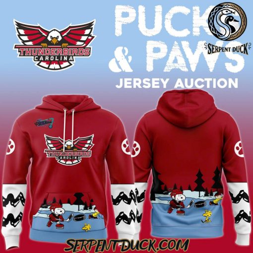 Carolina Thunderbirds x Pucks and Paws Limited Edition Hoodie