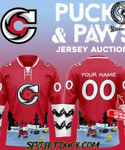 Cincinnati Cyclones x Pucks and Paws Hockey Jersey