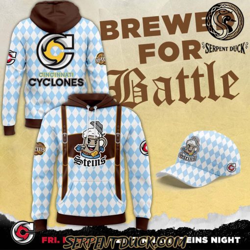 Cincinnati Cyclones x Zinzinnati Steins Jersey Hoodie