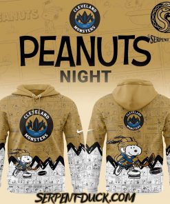 Cleveland Monsters 75th Anniversary of Peanuts Hoodie