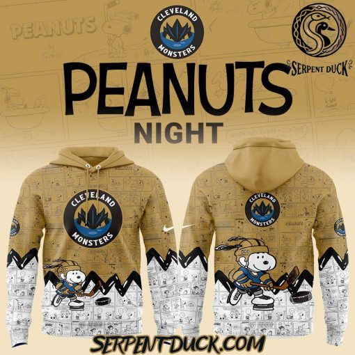 Cleveland Monsters 75th Anniversary of Peanuts Hoodie