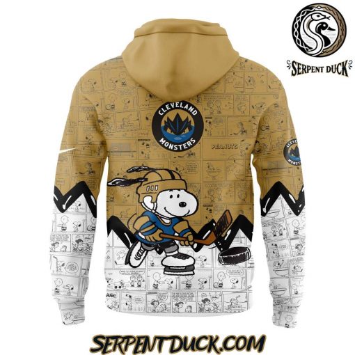 Cleveland Monsters 75th Anniversary of Peanuts Hoodie