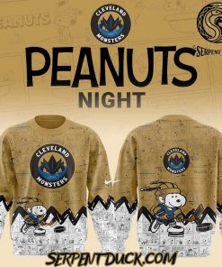 Cleveland Monsters 75th Anniversary of Peanuts Sweatshirt