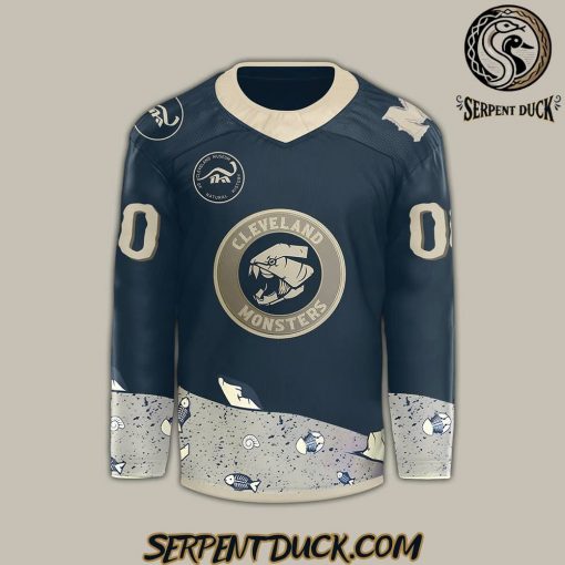 Cleveland Monsters x 2025 Fossil Faceoff Custom Hockey Jersey