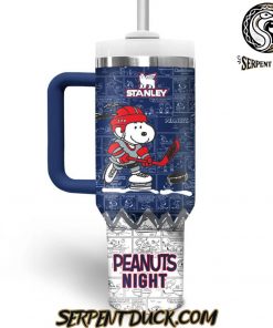 Columbus Blue Jackets 75th Anniversary of Peanuts Stanley Tumbler