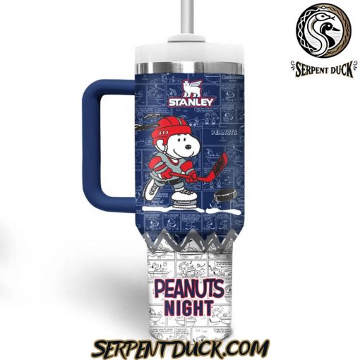 Columbus Blue Jackets 75th Anniversary of Peanuts Stanley Tumbler