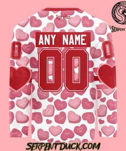 Columbus River Dragons x Valentine Day Custom Hockey Jersey