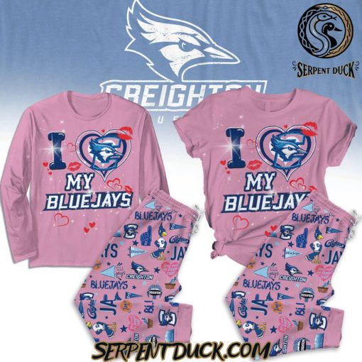 Creighton Bluejays I Love My Bluejays Pyjama Set