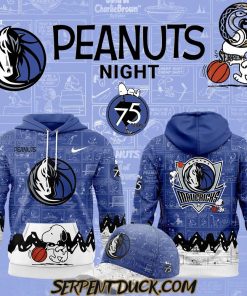 Dallas Mavericks 75th Anniversary of Peanuts Hoodie