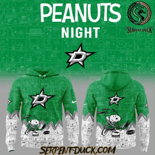 Dallas Stars 75th Anniversary of Peanuts Hoodie