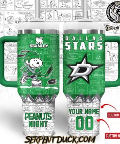 Dallas Start 75th Anniversary of Peanuts Stanley Tumbler