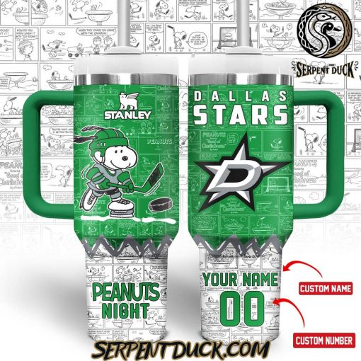 Dallas Start 75th Anniversary of Peanuts Stanley Tumbler