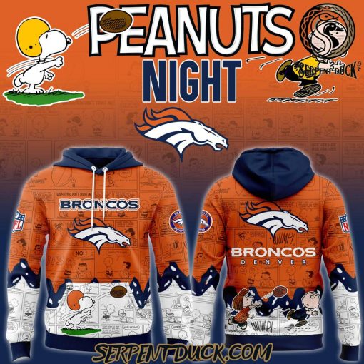 Denver Broncos 75th Anniversary of Peanuts Hoodie