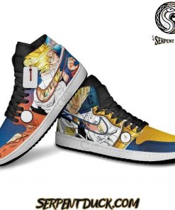 Dragon Ball Saiyan Rivalry Goku And Vegeta Air Jordan 1 Sneaker