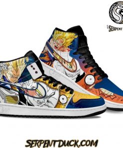 Dragon Ball Saiyan Rivalry Goku And Vegeta Air Jordan 1 Sneaker