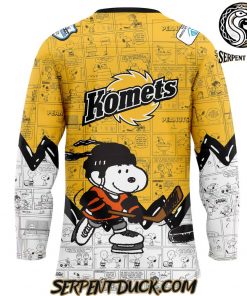 Fort Wayne Komets 75th Anniversary of Peanuts Hockey Jersey