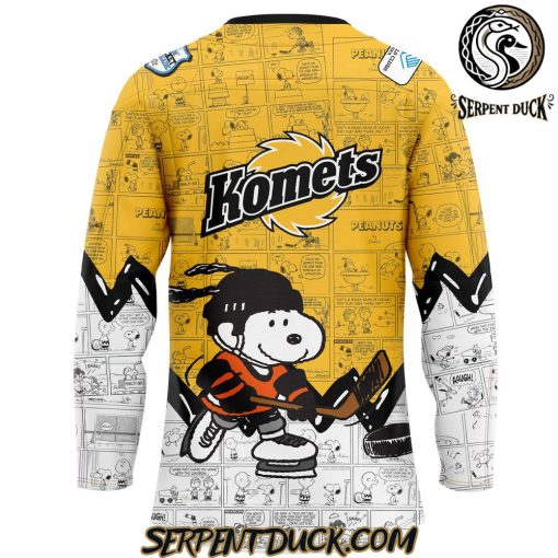 Fort Wayne Komets 75th Anniversary of Peanuts Hockey Jersey