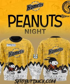 Fort Wayne Komets 75th Anniversary of Peanuts Sweatshirt