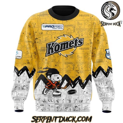 Fort Wayne Komets 75th Anniversary of Peanuts Sweatshirt