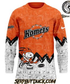 Fort Wayne Komets Anniversary of Peanuts Hockey Jersey