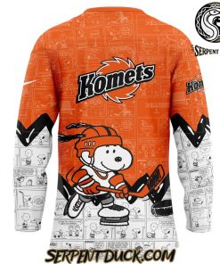 Fort Wayne Komets Anniversary of Peanuts Jersey