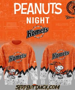 Fort Wayne Komets Anniversary of Peanuts Sweatshirt