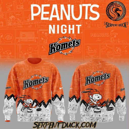 Fort Wayne Komets Anniversary of Peanuts Sweatshirt