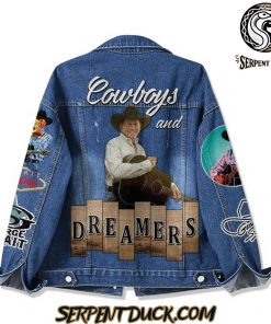 George Strait Cowboys And Dreamer Denim Jacket