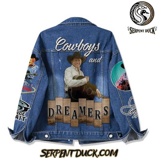 George Strait Cowboys And Dreamer Denim Jacket