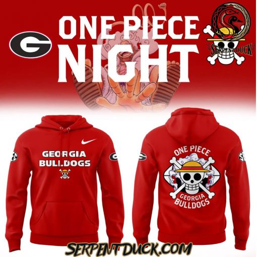 Georgia Bulldogs X One Piece Limited Edition Hoodie